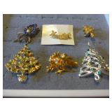 Vintage Costume Jewelry Brooches