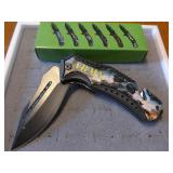 NIB Army Lock Blade Folding Pocket Knife