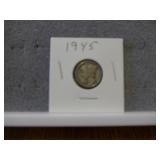 1945 Mercury Dime