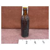 Vintage Orange Crush Amber Brown Glass w/Lid