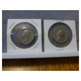 2-Bicentennial 1776-1976 Washington Quarter