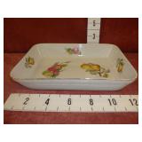 Vintage Fruit Garden Porcelain 12' Baking Dish