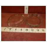 2-Vintage Corning or Pyrex Oval Casserole Lids
