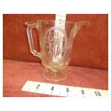 Antique 'Cupid and Venus' Water Pitcher (EAPG)