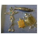 Vintage Costume Jewelry Pendants