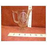 Antique 'Cupid and Venus' Water Pitcher (EAPG)