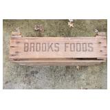 Brooks Foods Wood Crate