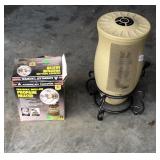 Propane Heater Top and Lasko Electric Heater