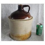 Brown Cream Stoneware Jug