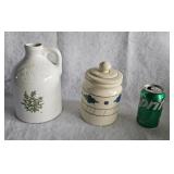 Clinton China Ceramic Jug Hartstone Lidded
