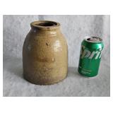 Primitive Salt Glaze Stoneware Canning Crock