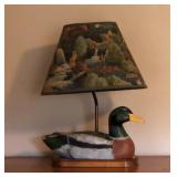 Ceramic Duck Desk Lamp 16H