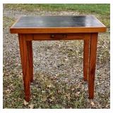 Douglas Fir One Drawer Desk  27w x 19d x 27h