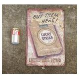 Lucky Strike  Metal Sign