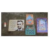 Abe Lincoln, Amber Ale, Hot Dogs