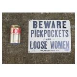 New Orleans Police Dept Porcelain Sign