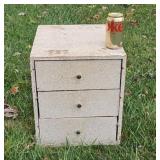 3 Drawer Storage Cabinet