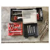 Craftsman and Other Tool Lot Sockets Adjustable