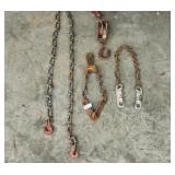 Chains Block and Tackle Hook Lot