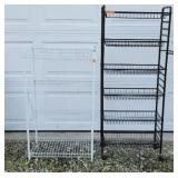 Two Metal Standing Shelving Units