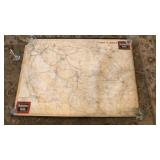 1940 Burlington Route Map