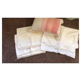 Vintage Pillow Case Pairs and Throw Pillow