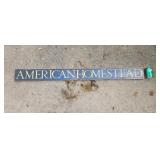 American Homestead Wood Sign