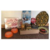 Pepsi Coke Advertising Tins Lot