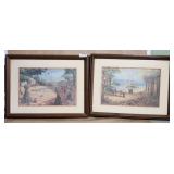 Framed Art Steamboat River Harvest