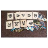1951 Dog Prints Post Cards Advertising