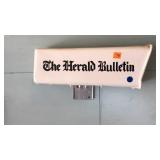 The Herald Bulletin Newspaper Box Excellent