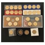 Presidential Dollar Proof Sets (6) + 4 coins (28