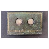 Mercury Dimes in Presentation Case (2)