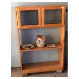 2 Door Screened Cupboard Shelf 32w x 10d x 48h