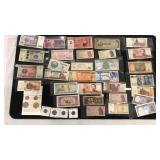 Foreign Paper Currency Bank Note Lot