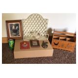 Rooster Metal Wall Shelf Wood Picnic Service