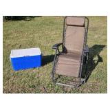 Lounge Chair Coleman Cooler