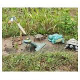 Weld Reclaimed Yard Art Frog Turtle Bird