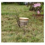 Weld Rooster Yard Art Reclaimed Yard Art