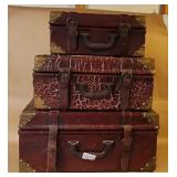 Decorative Suitcases Set of 3