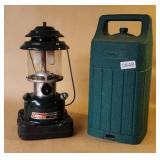 Coleman Lantern and Plastic Carrying Case
