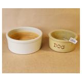 Stoneware Pet Food Water Bowls