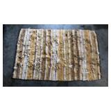 Gold Braided Rag 58 x 36