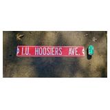 IU Hoosiers Ave Sign