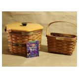 Longaberger 1997 Snowflake Basket 1996 Edition