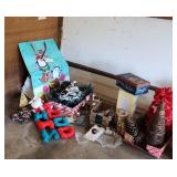 Christmas Lot Lights (Tested) Grapevine trees