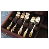 Reed & Barton Silver Plate and Gold Tone