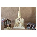 Vintage Hong Kong Nativity Angel Organ Player