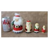 Vintage Nesting Santa