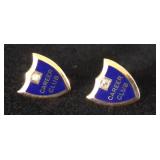 10k Gold 2.5g Diamond Career Club Pin Lot